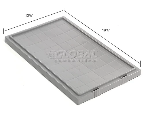 Akro-Mils Lid 35201 For Nest & Stack Tote 35200, Gray - Pkg Qty 6 17 Akro-Mils Lid 35201 For Nest & Stack Tote 35200, Gray - Pkg Qty 6 - Image 17