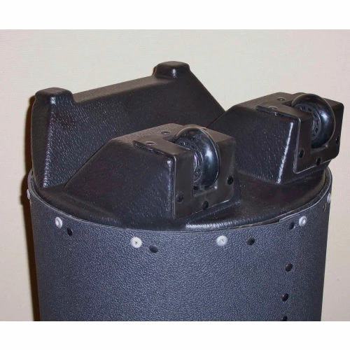 Case Design 511 Rotunda Graphics Case with Wheels - Trade Show Case - 14"L x 14"W x 55"H, Black 3 Case Design 511 Rotunda Graphics Case with Wheels - Trade Show Case - 14"L x 14"W x 55"H, Black - Image 3