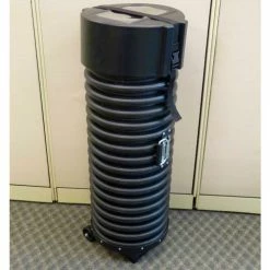 Case Design 515 Tank Heavy Duty Shipping Case-Tube with Wheels - 14"L x 14"W x 41"H, Blk
