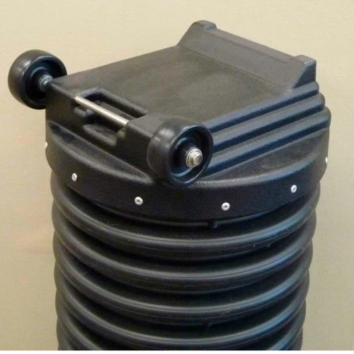 Case Design 515 Tank Heavy Duty Shipping Case-Tube with Wheels - 14"L x 14"W x 77"H, Blk 2 Case Design 515 Tank Heavy Duty Shipping Case-Tube with Wheels - 14"L x 14"W x 77"H, Blk - Image 2