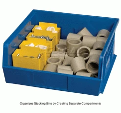 Little Bin QBC111 for Plastic Stacking Bins - 1-3/4 x 3-1/4 x 3 Yellow - Pkg Qty 48 -Containers & Organizers Sales Store 550103YL 3wco