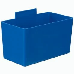 Little Inner Bin Cup QBC112 for Plastic Stacking Bins - 2-3/4 x 5-1/4 x 3 Blue - Pkg Qty 48