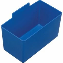 Little Inner Bin Cup QBC112 for Plastic Stacking Bins - 2-3/4 x 5-1/4 x 3 Blue - Pkg Qty 48 13 Little Inner Bin Cup QBC112 for Plastic Stacking Bins - 2-3/4 x 5-1/4 x 3 Blue - Pkg Qty 48 -Containers & Organizers Sales Store 550105BL 04