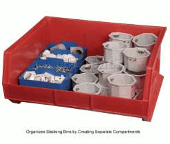 Little Inner Bin Cup QBC112 for Plastic Stacking Bins - 2-3/4 x 5-1/4 x 3 Blue - Pkg Qty 48 16 Little Inner Bin Cup QBC112 for Plastic Stacking Bins - 2-3/4 x 5-1/4 x 3 Blue - Pkg Qty 48 -Containers & Organizers Sales Store 550105BL 3wco