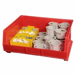 QBC112 Little Inner Bin Cup for Plastic Stacking Bins - 2-3/4 x 5-1/4 x 3 Yellow - Pkg Qty 48 -Containers & Organizers Sales Store 550105YL 04