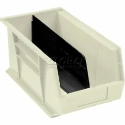 Global Industrial™ Plastic Stack & Hang Bin, 5-1/2"W x 14-3/4"D x 5"H, Beige - Pkg Qty 12 -Containers & Organizers Sales Store 550112BG 05