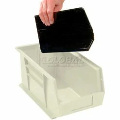 Global Industrial™ Plastic Stack & Hang Bin, 5-1/2"W x 14-3/4"D x 5"H, Beige - Pkg Qty 12 -Containers & Organizers Sales Store 550112BG 07