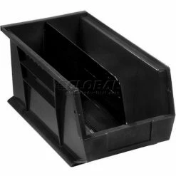 Plastic Stack & Hang Bin, 8-1/4"W x 18"D x 9"H, Black - Pkg Qty 6 -Containers & Organizers Sales Store 550112BK 05