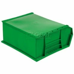 Plastic Stack & Hang Bin, 16-1/2"W x 10-7/8"D x 5"H, Green - Pkg Qty 6 29 Plastic Stack & Hang Bin, 16-1/2"W x 10-7/8"D x 5"H, Green - Pkg Qty 6 -Containers & Organizers Sales Store 550114GN 12