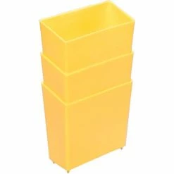 Global Industrial™ Little Bin For Plastic Bins - 4 x 2 x 4 Yellow - Pkg Qty 50 -Containers & Organizers Sales Store 550115