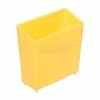 Global Industrial™ Little Bin For Plastic Bins - 4 x 2 x 4 Yellow - Pkg Qty 50