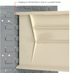 Plastic Stack & Hang Bin, 11"W x 18"D x 10"H, Ivory - Pkg Qty 4 30 Plastic Stack & Hang Bin, 11"W x 18"D x 10"H, Ivory - Pkg Qty 4 -Containers & Organizers Sales Store 550119BG 4wco