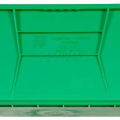 Plastic Stack & Hang Bin, 11"W x 16"D x 8"H, Green - Pkg Qty 4 -Containers & Organizers Sales Store 550119GN 09