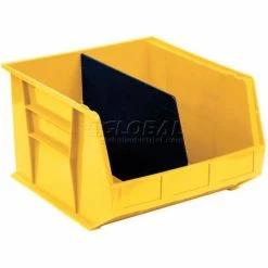 Global Industrial™ Plastic Stack & Hang Bin, 16-1/2"W x 18"D x 11"H, Yellow - Pkg Qty 3 -Containers & Organizers Sales Store 550121YL 02