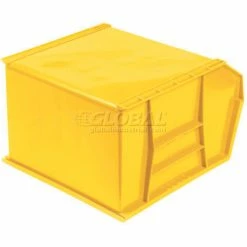 Global Industrial™ Plastic Stack & Hang Bin, 16-1/2"W x 18"D x 11"H, Yellow - Pkg Qty 3 -Containers & Organizers Sales Store 550121YL 06