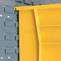 Global Industrial™ Plastic Stack & Hang Bin, 16-1/2"W x 18"D x 11"H, Yellow - Pkg Qty 3 -Containers & Organizers Sales Store 550121YL 11