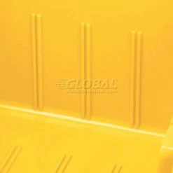 Global Industrial™ Plastic Stack & Hang Bin, 16-1/2"W x 18"D x 11"H, Yellow - Pkg Qty 3 -Containers & Organizers Sales Store 550121YL 12