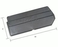 Divider DUS265 for 18"D x 9"H Stacking Bin Pack of 6 9 Divider DUS265 for 18"D x 9"H Stacking Bin Pack of 6 -Containers & Organizers Sales Store 550275 dim