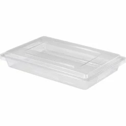 Rubbermaid 3306-00 Clear Plastic Box 5 Gallon 18 x 26 x 3-1/2 - Pkg Qty 6 -Containers & Organizers Sales Store 585454 04