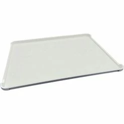 MFG Tray Molded Fiberglass Drying Tray with Drop Ends 29 7/8" x 23 7/8" x 1" White