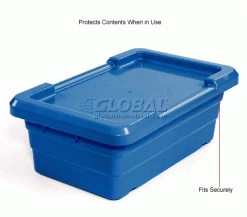 Global Industrial Blue Lid For Cross Stack And Nest Tote 25-1/8 x 16 x 8-1/2 - Pkg Qty 6 11 Global Industrial Blue Lid For Cross Stack And Nest Tote 25-1/8 x 16 x 8-1/2 - Pkg Qty 6 -Containers & Organizers Sales Store 603001BL 2wco