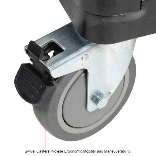 Global Industrial Easy Assembly Vented Wall Container - Casters 39-1/4 x 31-1/2 x 34 Overall 16 Global Industrial Easy Assembly Vented Wall Container - Casters 39-1/4 x 31-1/2 x 34 Overall - Image 16