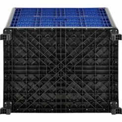 Global Industrial™ Easy Assembly Vented Wall Container - Drop Gate 39-1/4x31-1/2x33-1/2 Overall -Containers & Organizers Sales Store 603087D 05