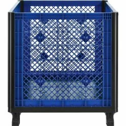 Global Industrial™ Easy Assembly Vented Wall Container - Drop Gate 39-1/4x31-1/2x33-1/2 Overall -Containers & Organizers Sales Store 603087D 06