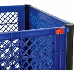 Global Industrial™ Easy Assembly Vented Wall Container - Drop Gate 39-1/4x31-1/2x33-1/2 Overall -Containers & Organizers Sales Store 603087D 07