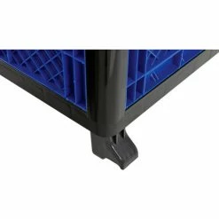 Global Industrial™ Easy Assembly Vented Wall Container - Drop Gate 39-1/4x31-1/2x33-1/2 Overall -Containers & Organizers Sales Store 603087D 12