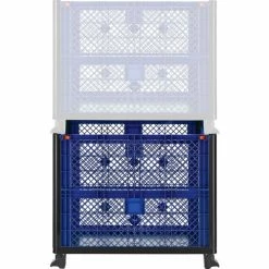 Global Industrial™ Easy Assembly Vented Wall Container - Drop Gate 39-1/4x31-1/2x33-1/2 Overall -Containers & Organizers Sales Store 603087D 19