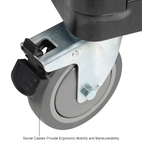 Global Industrial Easy Assembly Vented Wall Container - Lid/Casters 39-1/4x31-1/2x34 Overall 25 Global Industrial Easy Assembly Vented Wall Container - Lid/Casters 39-1/4x31-1/2x34 Overall - Image 25