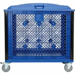 Global Industrial Easy Assembly Vented Wall Container - Lid/Casters 39-1/4x31-1/2x34 Overall 31 Global Industrial Easy Assembly Vented Wall Container - Lid/Casters 39-1/4x31-1/2x34 Overall -Containers & Organizers Sales Store 603087P 02