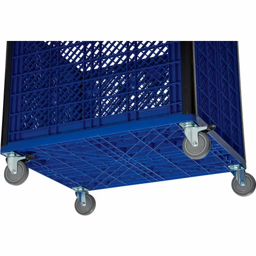 Global Industrial Easy Assembly Vented Wall Container - Lid/Casters 39-1/4x31-1/2x34 Overall 5 Global Industrial Easy Assembly Vented Wall Container - Lid/Casters 39-1/4x31-1/2x34 Overall - Image 5
