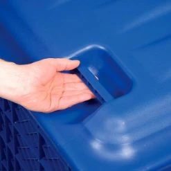 Global Industrial Easy Assembly Vented Wall Container - Lid/Casters 39-1/4x31-1/2x34 Overall 41 Global Industrial Easy Assembly Vented Wall Container - Lid/Casters 39-1/4x31-1/2x34 Overall -Containers & Organizers Sales Store 603087P 12