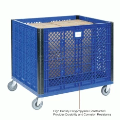 Global Industrial Easy Assembly Vented Wall Container - Lid/Casters 39-1/4x31-1/2x34 Overall 46 Global Industrial Easy Assembly Vented Wall Container - Lid/Casters 39-1/4x31-1/2x34 Overall -Containers & Organizers Sales Store 603087P 1wco 1