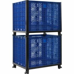 Global Industrial™ Easy Assembly Vented Wall Container 39-1/4 x 31-1/2 x 33-1/2 Overall -Containers & Organizers Sales Store 603087 04