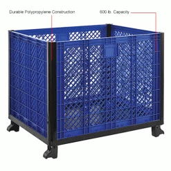 Global Industrial™ Easy Assembly Vented Wall Container 39-1/4 x 31-1/2 x 33-1/2 Overall -Containers & Organizers Sales Store 603087 1wco