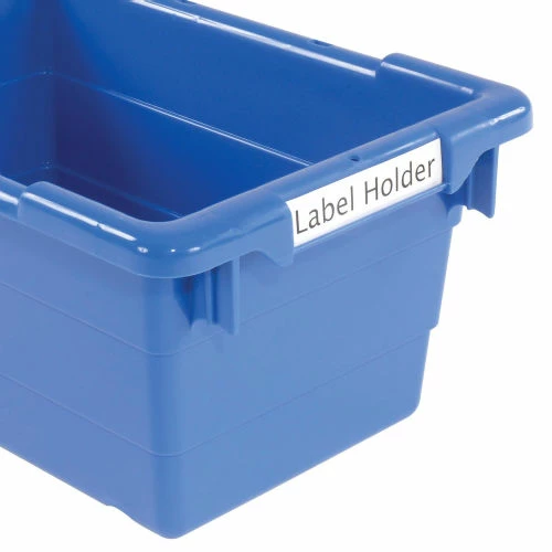 Quantum Storage Systems Quantum Cross Stack Nest Tub TUB1711-8 - 17-1/4 x 11 x 8 Blue - Pkg Qty 6 4 Quantum Storage Systems Quantum Cross Stack Nest Tub TUB1711-8 - 17-1/4 x 11 x 8 Blue - Pkg Qty 6 - Image 4