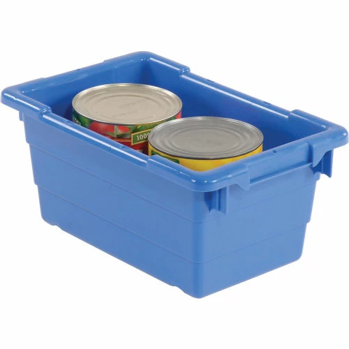 Quantum Storage Systems Quantum Cross Stack Nest Tub TUB1711-8 - 17-1/4 x 11 x 8 Blue - Pkg Qty 6 6 Quantum Storage Systems Quantum Cross Stack Nest Tub TUB1711-8 - 17-1/4 x 11 x 8 Blue - Pkg Qty 6 - Image 6