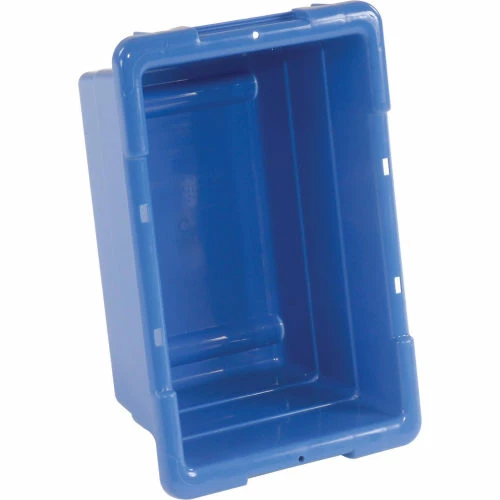 Quantum Storage Systems Quantum Cross Stack Nest Tub TUB1711-8 - 17-1/4 x 11 x 8 Blue - Pkg Qty 6 8 Quantum Storage Systems Quantum Cross Stack Nest Tub TUB1711-8 - 17-1/4 x 11 x 8 Blue - Pkg Qty 6 - Image 8