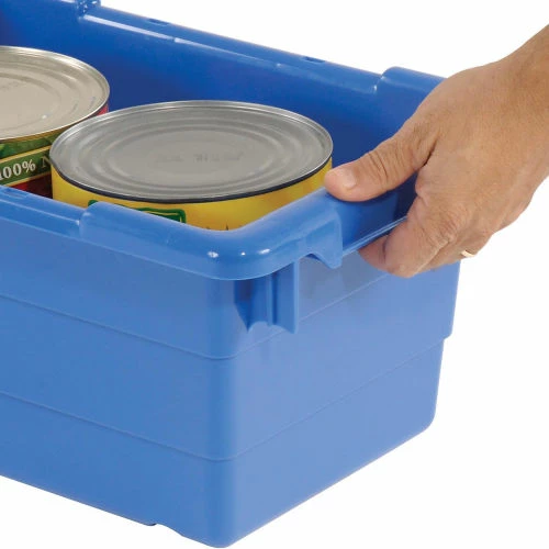 Quantum Storage Systems Quantum Cross Stack Nest Tub TUB1711-8 - 17-1/4 x 11 x 8 Blue - Pkg Qty 6 10 Quantum Storage Systems Quantum Cross Stack Nest Tub TUB1711-8 - 17-1/4 x 11 x 8 Blue - Pkg Qty 6 - Image 10