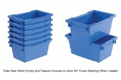 Quantum Storage Systems Quantum Cross Stack Nest Tub TUB1711-8 - 17-1/4 x 11 x 8 Blue - Pkg Qty 6 28 Quantum Storage Systems Quantum Cross Stack Nest Tub TUB1711-8 - 17-1/4 x 11 x 8 Blue - Pkg Qty 6 -Containers & Organizers Sales Store 603118BL 3wco