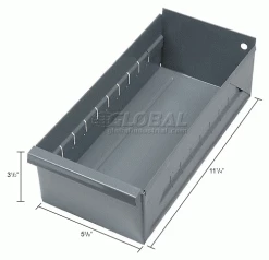 Durham Mfg. Durham Steel Parts Drawer 783-95 - 5-3/8"W x 11-1/4"D x 3-1/2"H -Containers & Organizers Sales Store 603359 dim