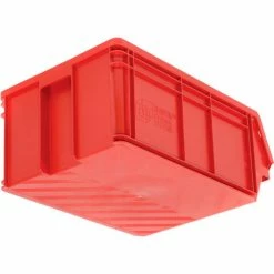 Quantum Storage Systems Quantum Plastic Magnum Stacking Bin, 18-3/8"W x 29"D x 11-7/8"H, Red -Containers & Organizers Sales Store 613120RD 04