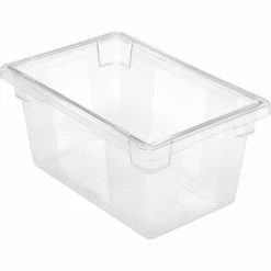 Rubbermaid 3304-00 Clear Plastic Box 5 Gallon 18 x12 x 9 - Pkg Qty 6 10 Rubbermaid 3304-00 Clear Plastic Box 5 Gallon 18 x12 x 9 - Pkg Qty 6 -Containers & Organizers Sales Store 652452CL 02