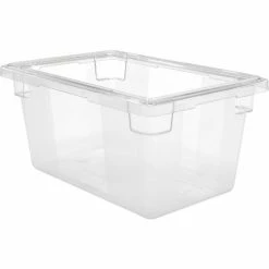 Rubbermaid 3304-00 Clear Plastic Box 5 Gallon 18 x12 x 9 - Pkg Qty 6 13 Rubbermaid 3304-00 Clear Plastic Box 5 Gallon 18 x12 x 9 - Pkg Qty 6 -Containers & Organizers Sales Store 652452CL 05