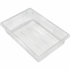 Rubbermaid 3308-00 Clear Plastic Box 8.5 Gallon 18 x 26 x 6 - Pkg Qty 6 -Containers & Organizers Sales Store 652453CL 02