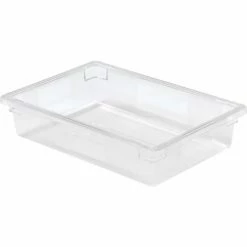 Rubbermaid 3308-00 Clear Plastic Box 8.5 Gallon 18 x 26 x 6 - Pkg Qty 6 -Containers & Organizers Sales Store 652453CL 04