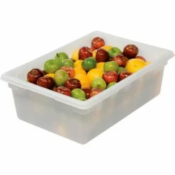 Rubbermaid 3500-00 White Plastic Box 12.5 Gallon 18 x 26 x 9 - Pkg Qty 6